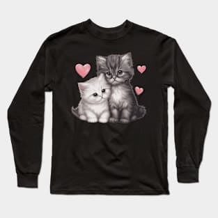 Cute Persian Kitten Long Sleeve T-Shirt